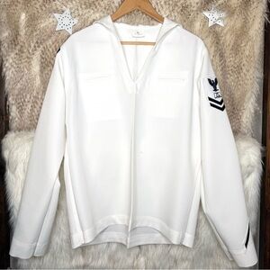Vintage US Navy Crackerjack White Jumper Top - Military